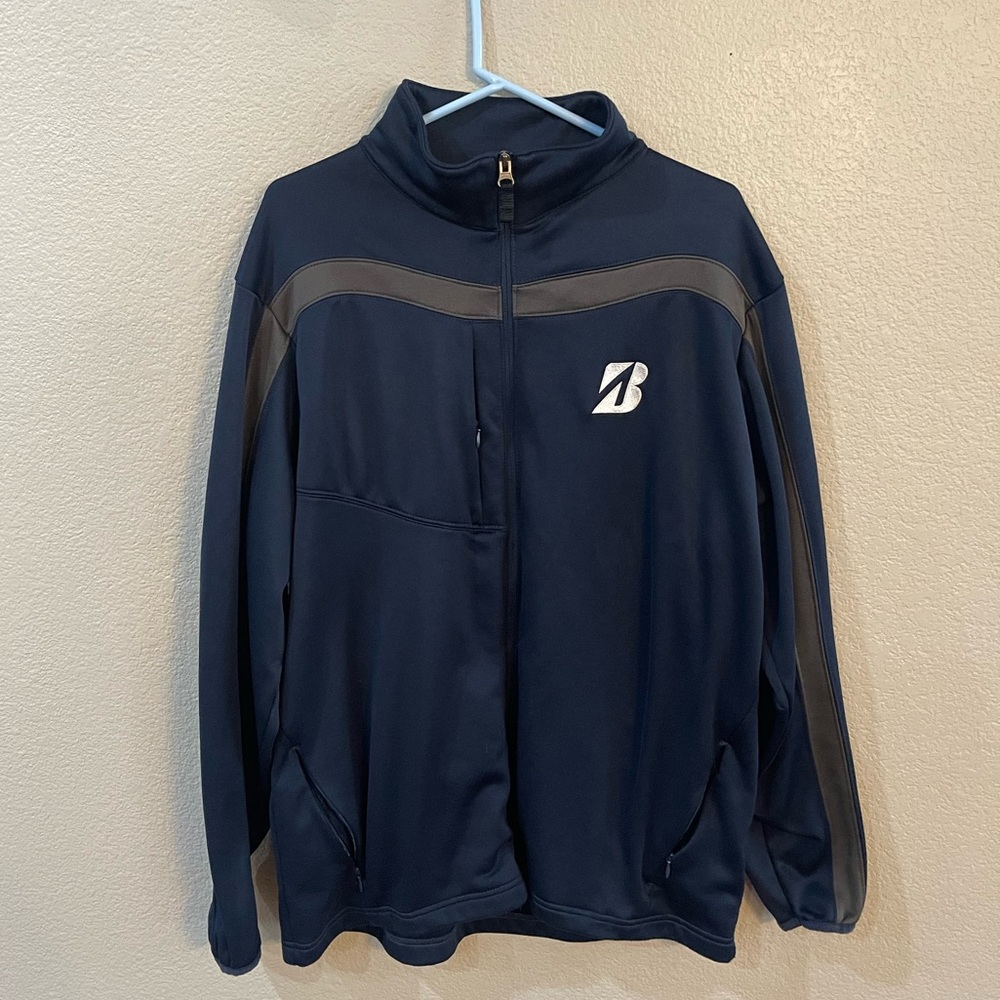 Bridgestone Golf Fleece Lined Zip Up sweater